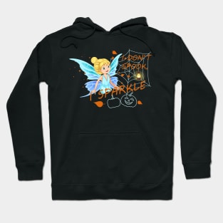 I Don't Spook I Sparkle Fairy Girls halloween Hoodie